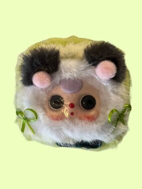 Baby Three Plush Jewelry Box  - Green / Panda